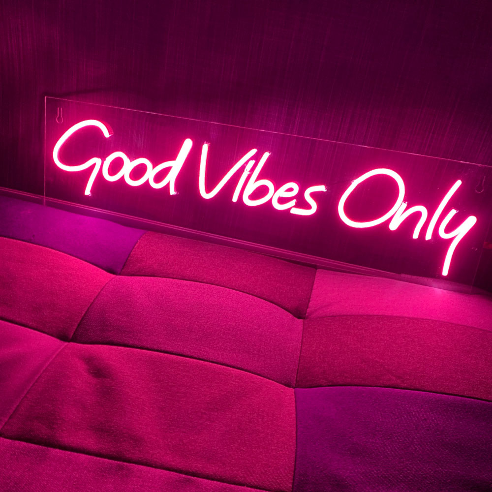Good Vibes Only Neon Sign