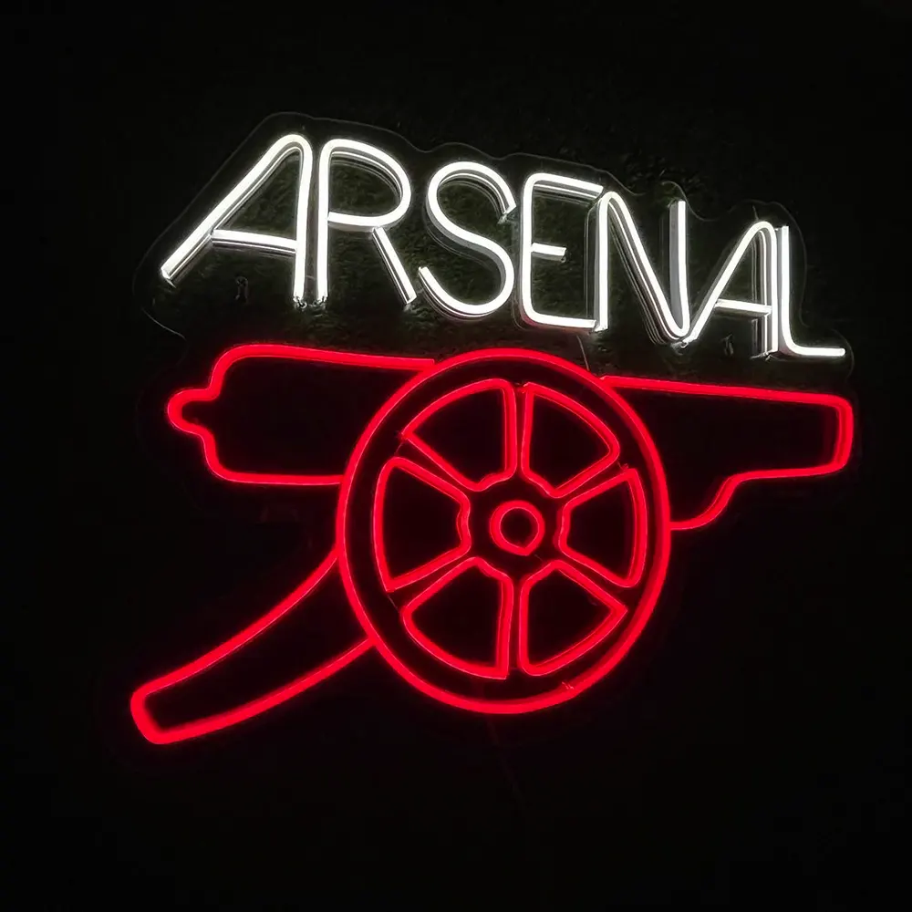 The Arsenal with Canon Neon Sign