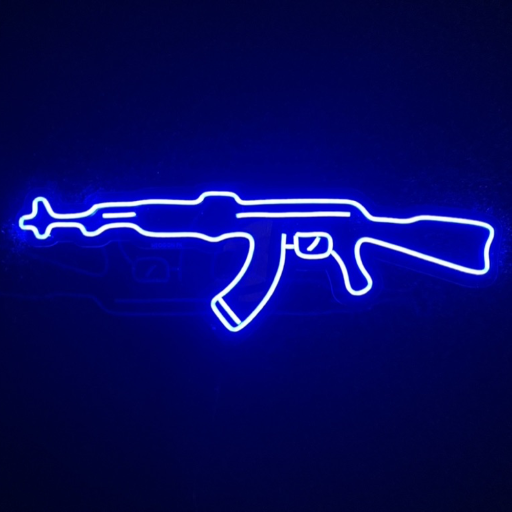 AK47 Neon Sign