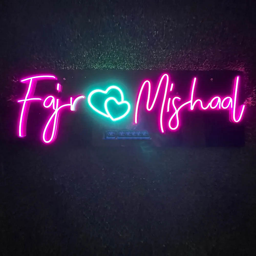 Customized Couple Name Neon Sign