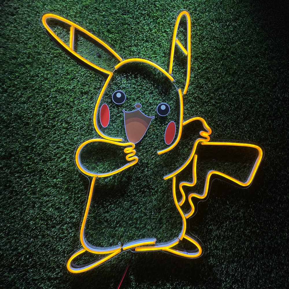 Pikachu Neon Sign - Pokemon Fan Decor